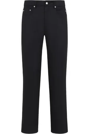 Rick Owens Jeans, Herre, Sort, W34, Linned, Sort Utility Linned Jeans