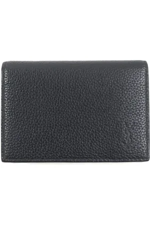 Saint Laurent Pre-owned, Dame, Sort, ONE SIZE, Læder, Pre-owned Laeder punge