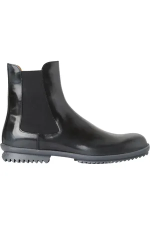 Maison Margiela Sko, Herre, Sort, 44 EU, Børstede Chelsea Støvler