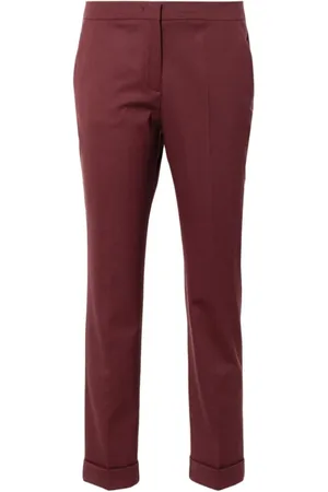 Etro Bukser, Dame, Rød, S, Uld, Elegante Bukser