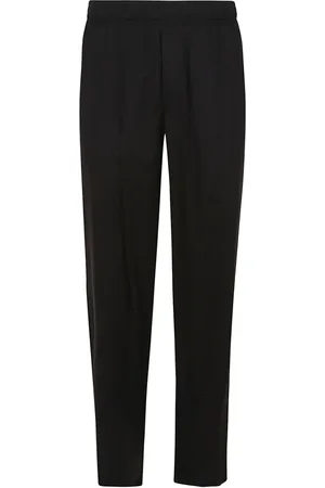Msgm Bukser, Herre, Sort, S, Polyester, Slim-fit Bukser