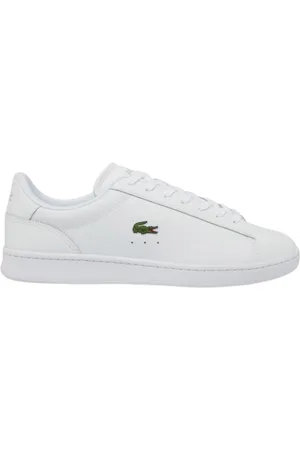 Lacoste Sko, Herre, Hvid, 41 EU, Læder, Hvide Sporty Læder Sneakers