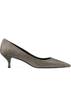 Stuart Weitzman Sko, Dame, Gul, 38 EU, Kitten Heel Pump
