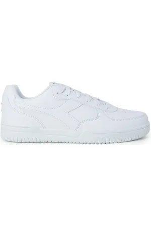 Diadora Sko, Dame, Hvid, 39 EU, Læder, Raptor Low Sneakers