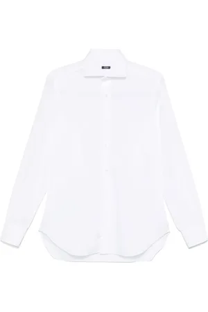 BARBA Skjorte, Herre, Hvid, 2XL, Bomuld, Bomuldsskjorte Made in Italy