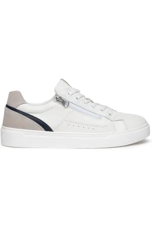 Nero Giardini Sko, Herre, Hvid, 40 EU, Læder, Læder- og ruskindssneakers