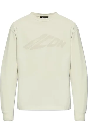 Dsquared2 Top, Herre, Grå, XL, Bomuld, Printet T-shirt