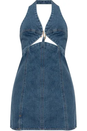 Cult Gaia Kjole, Dame, Blå, S, Denim, Denim kjole Rumi
