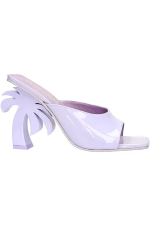 Palm Angels Sko, Dame, Lilla, 36 EU, Læder, Heeled Mules