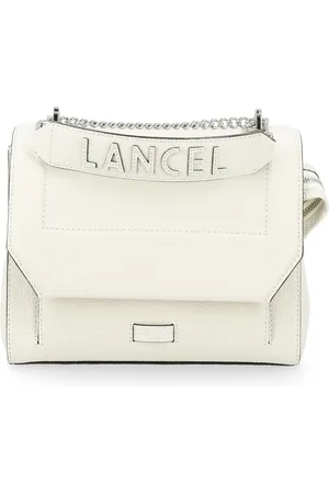 LANCEL Taske, Dame, Hvid, ONE SIZE, Uld, Hvid Flap Taske Ninon Model