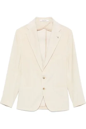 TAGLIATORE Jakke, Herre, Hvid, S, Bomuld, Elfenbenshvid Blazer
