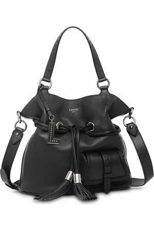 LANCEL Taske, Dame, Sort, ONE SIZE, Læder, 1Er Flirt Sort Læder Bucket Taske