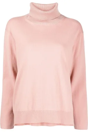 Fabiana Filippi Strik, Dame, Lyserød, XS, Uld, Stilfuld rullekrave