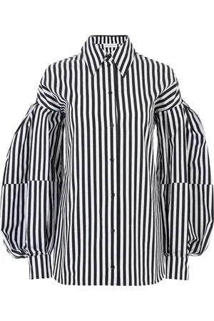 Nina Ricci Bluser & Skjorter, Dame, Sort, 4XL, Bomuld, Cocoon Sleeve Shirt