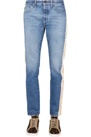 Palm Angels Jeans, Herre, Blå, W29, Bomuld, Straight Jeans