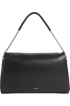 Calvin Klein Taske, Dame, Sort, ONE SIZE, Uld, Puffed Skuldertaske