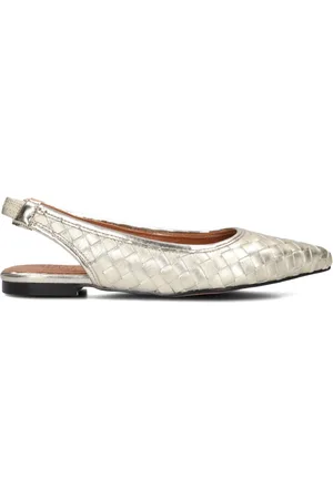 Toral Sko, Dame, , 41 EU, Uld, Elegant Guld Slingback Hæle