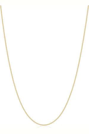 Nialaya Tilbehør, Herre, Gul, M, Uld, Guld Cuban Link Kæde