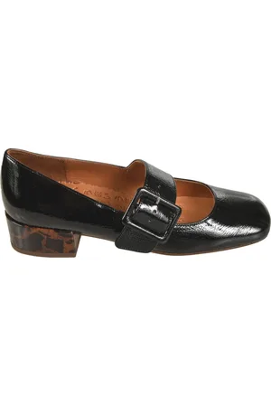 Chie Mihara Sko, Dame, Sort, 39 EU, Læder, Sorte, flade pumps