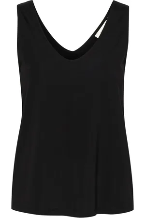 INWEAR Top, Dame, Sort, M, Uld, Enkel Sort Top
