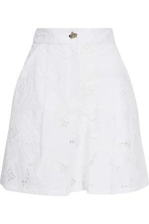 GENNY Shorts, Dame, Hvid, 2XS, Bomuld, Hvide Shorts til Kvinder