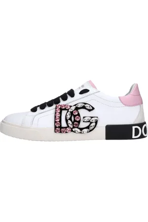 Dolce & Gabbana Sko, Dame, Hvid, 41 EU, Læder, Sneakers Hvid