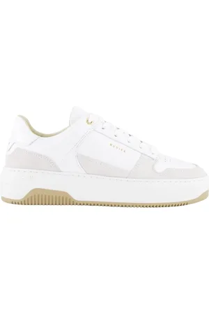 Nubikk Sko, Dame, Hvid, 39 EU, Læder, Basket Court Sneakers