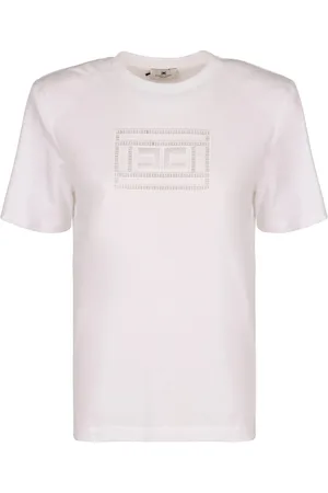 Elisabetta Franchi Top, Dame, Lyserød, S, Bomuld, Gesso T-Shirt