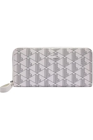 Lacoste Tilbehør, Dame, Grå, ONE SIZE, Polyester, Porte Monnaie Wallet