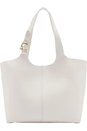 Coccinelle Taske, Dame, Hvid, ONE SIZE, Uld, Skuldertaske med metallogo detalje
