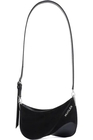 MUGLER Taske, Dame, Sort, ONE SIZE, Bomuld, Curve Taske