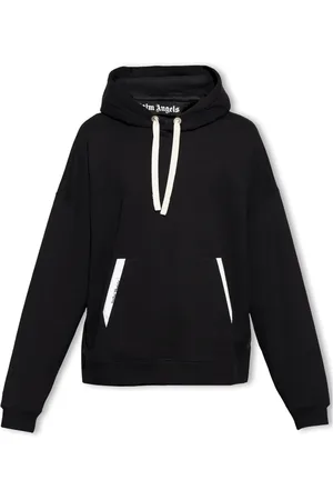 Palm Angels Sweathshirts & Hoodies, Herre, Sort, XL, Bomuld, Hoodie med Logo