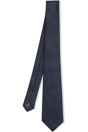 CANALI Tilbehør, Herre, Blå, ONE SIZE, Mørkeblåt silkeslips
