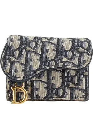 Dior Pre-owned, Dame, Blå, ONE SIZE, Tyl, Pre-owned Canvas punge