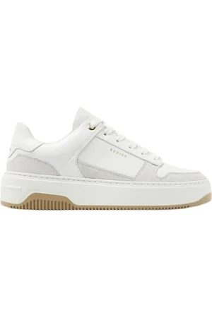 Nubikk Sko, Dame, Hvid, 40 EU, Læder, Moderne Hvide Sneakers