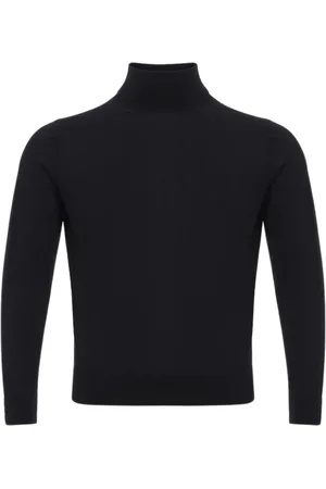 COLOMBO Strik, Herre, Sort, 5XL, Italiensk Kasjmir Sweater