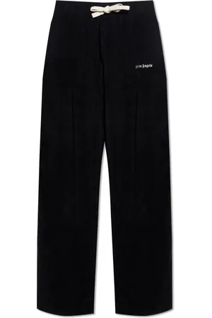 Palm Angels Bukser, Herre, Sort, M, Bomuld, Cordfløjlsbukser