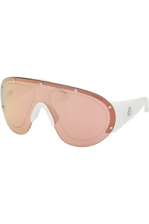 Moncler Tilbehør, unisex, Hvid, ONE SIZE, Uld, Rapide Solbriller