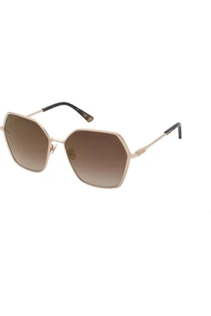 Nina Ricci Tilbehør, Dame, Brun, ONE SIZE, Brune Metal Solbriller