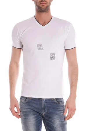 Emporio Armani Top, Herre, Hvid, M, Bomuld, Sweatshirts