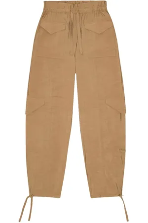 Ganni Bukser, Dame, , M, Tyl, High Waist Pocket Pants