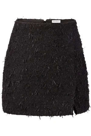 Nina Ricci Nederdel, Dame, Sort, S, Tweed, Sort tweed mininederdel