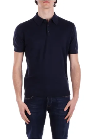 Paul & Shark Top, Herre, Blå, M, Bomuld, Blå Yachting Logo T-shirts og Polos