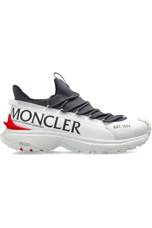 Moncler Sko, Herre, Blå, 41 1/2 EU, Læder, Trailgrip Lite2 Sneakers