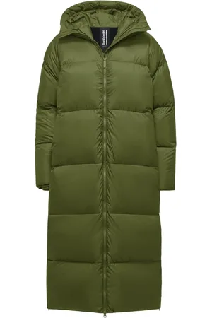 Bomboogie Frakke, Dame, Grøn, XS, Nylon, Anvers Lang Jakke