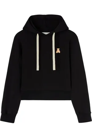Palm Angels Sweathshirts & Hoodies, Dame, Sort, L, Bomuld, Bear Mind Hoody