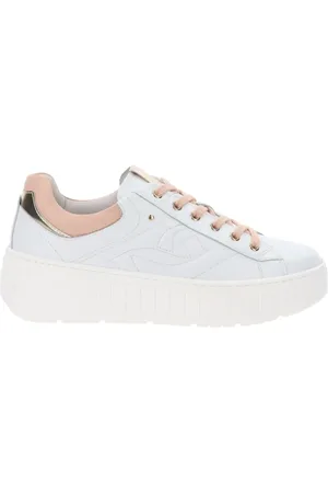 Nero Giardini Sko, Dame, Hvid, 38 EU, Læder, Læder Sneakers