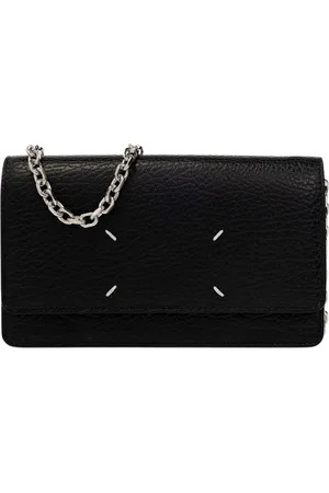 Maison Margiela Tilbehør, Dame, Sort, ONE SIZE, Uld, Wallet on Chain