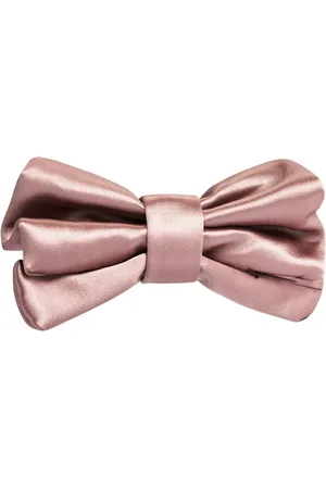 Nina Ricci Tilbehør, Dame, Lyserød, ONE SIZE, Satin, Bow Silk-Satin Hårklemme