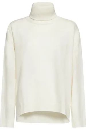 P.A.R.O.S.H. Strik, Dame, , M, Uld, Cremefarvet Sweater - Stilfuld og Behagelig